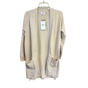 Ellie Open Cardigan Fawn Heather Sz M NWT